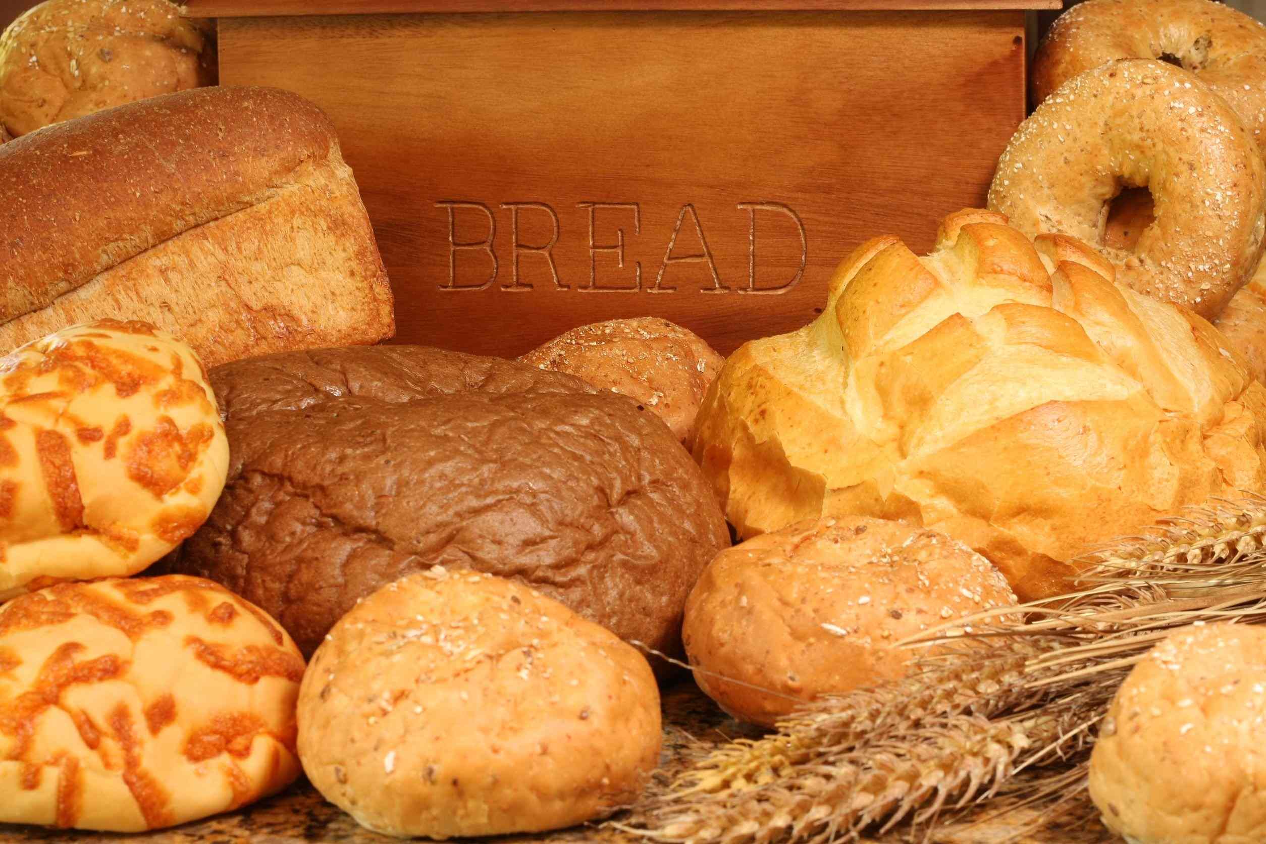 commercially baked breads.