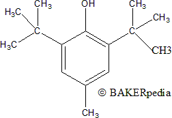BHT chemical structure
