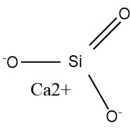 Chemical structure of Calcium Silicate