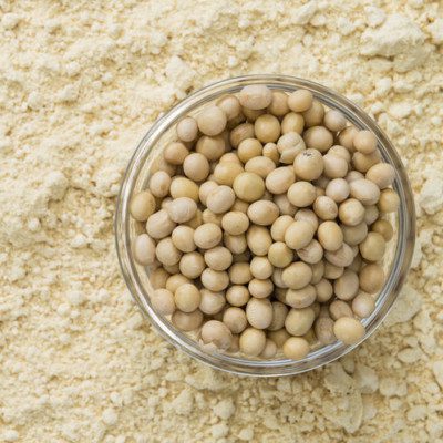 Soy or soybeans are an important source of oil, protein, fiber and flour in baking.