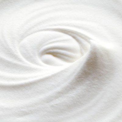Cream is a rich, thick emulsion of dairy fat available as a white or light yellow colored fluid or whipped into a stable foam for various applications.