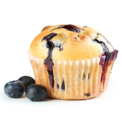 Muffins are a chemically-leavened, batter-based bakery product.