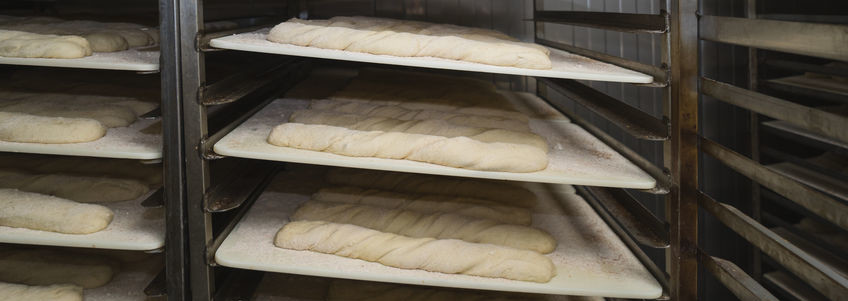 Final proofing is a key thermal step for bread products.