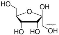 An allulose molecule.