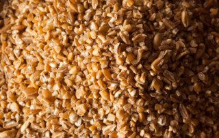 Cracked wheat is a whole grain that offers a nutty flavor and a grainier texture to baked goods.