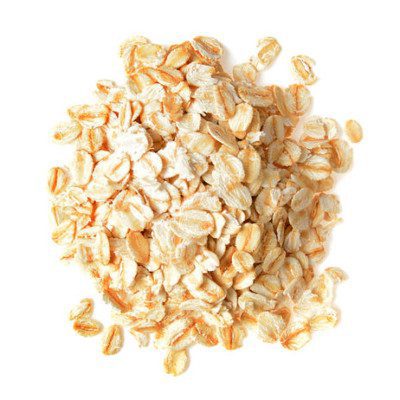 Rolled oats provide a source of whole grains and fiber to baked goods.