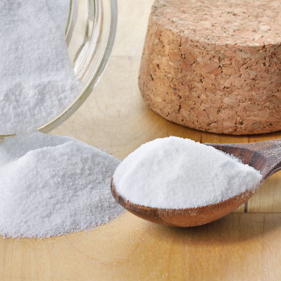 Baking soda is one of the most commonly-used chemical leavening agents. It is an alkaline salt which requires heat and/or an acid to generate leavening gases.