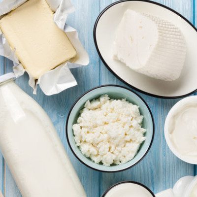 Dairy encompasses a wide variety of milk-derived products used in cooking and baking.