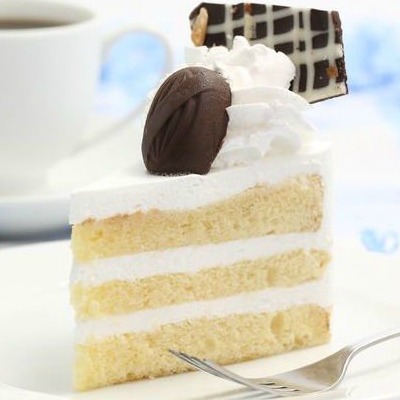 White Egg whites are used to give the White Cake its characteristic pure-white coloring.