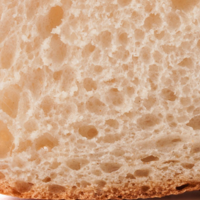 Crumb analysis quantifies the number of cells in a slice of bread.